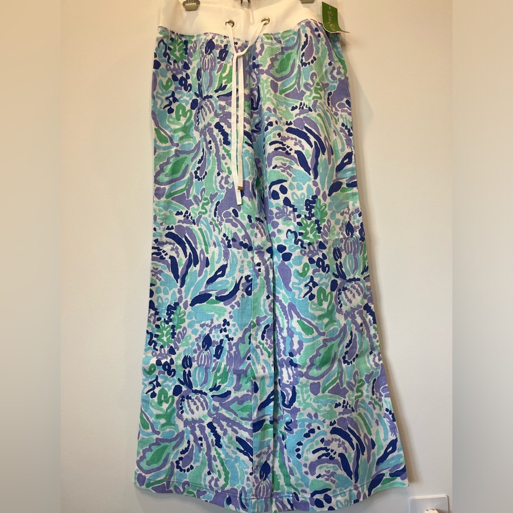 Lilly Pulitzer multicolor flowy beach pants